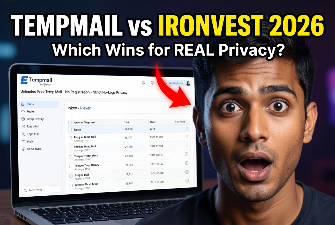 Tempmail by Etokom vs IronVest: Which Temp Mail Service Wins for Privacy in 2026?